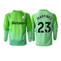 Stroje piłkarskie Aston Villa Emiliano Martinez #23 Bramkarskie Koszulka Wyjazdowej 2025-26 Długi Rękaw